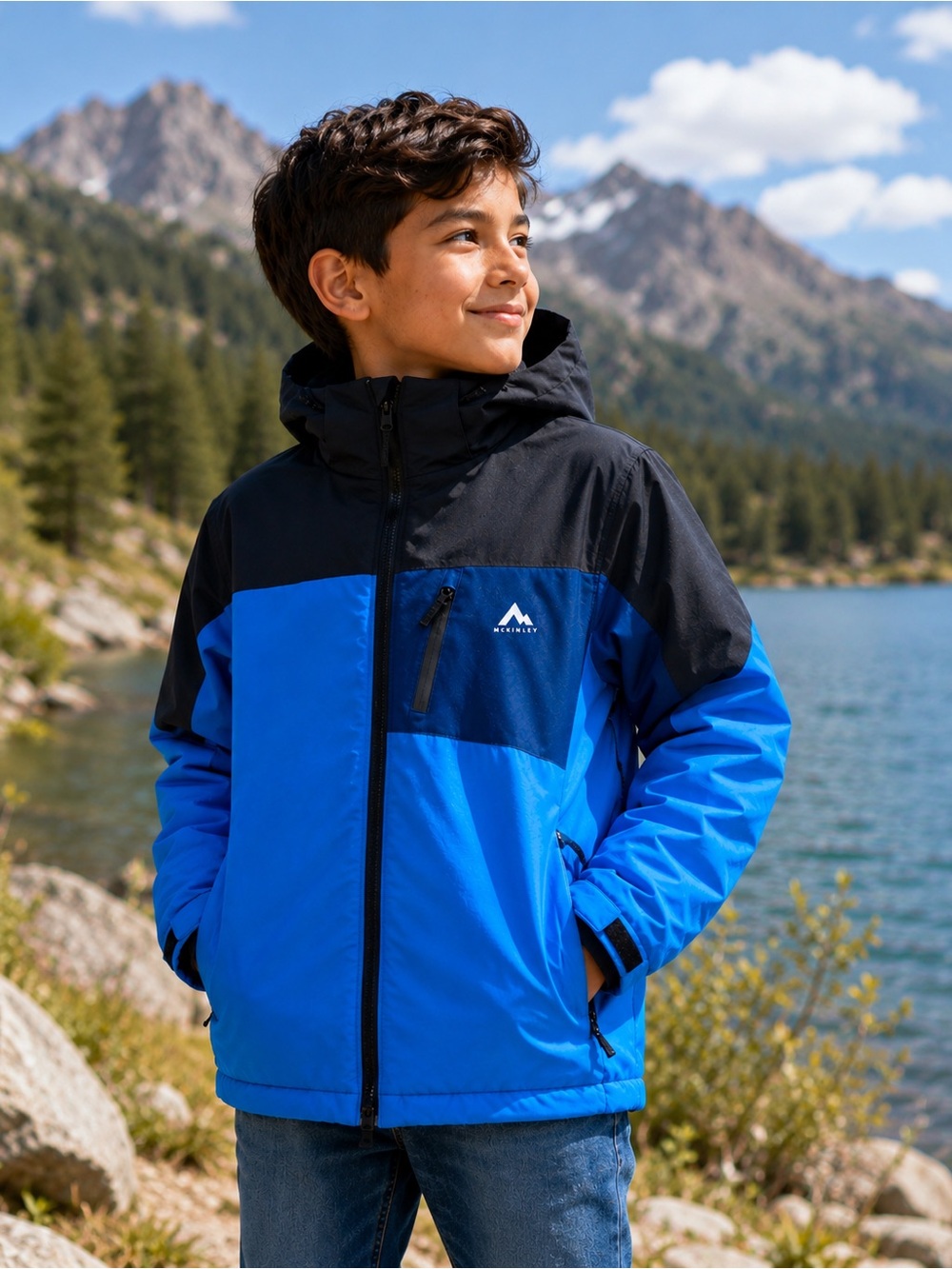 New McKinley Boys’ Dorian Jacket with Weather-Resistant
